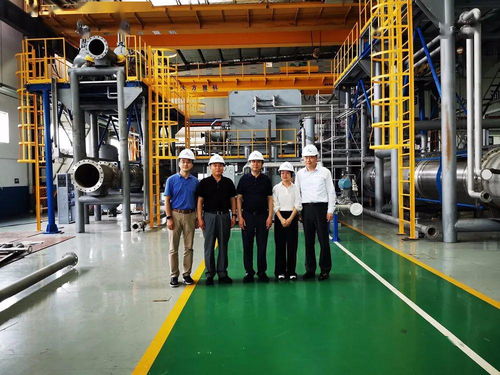 山西晉煤集團黨委書記 董事長一行訪問開山集團上海臨港工廠